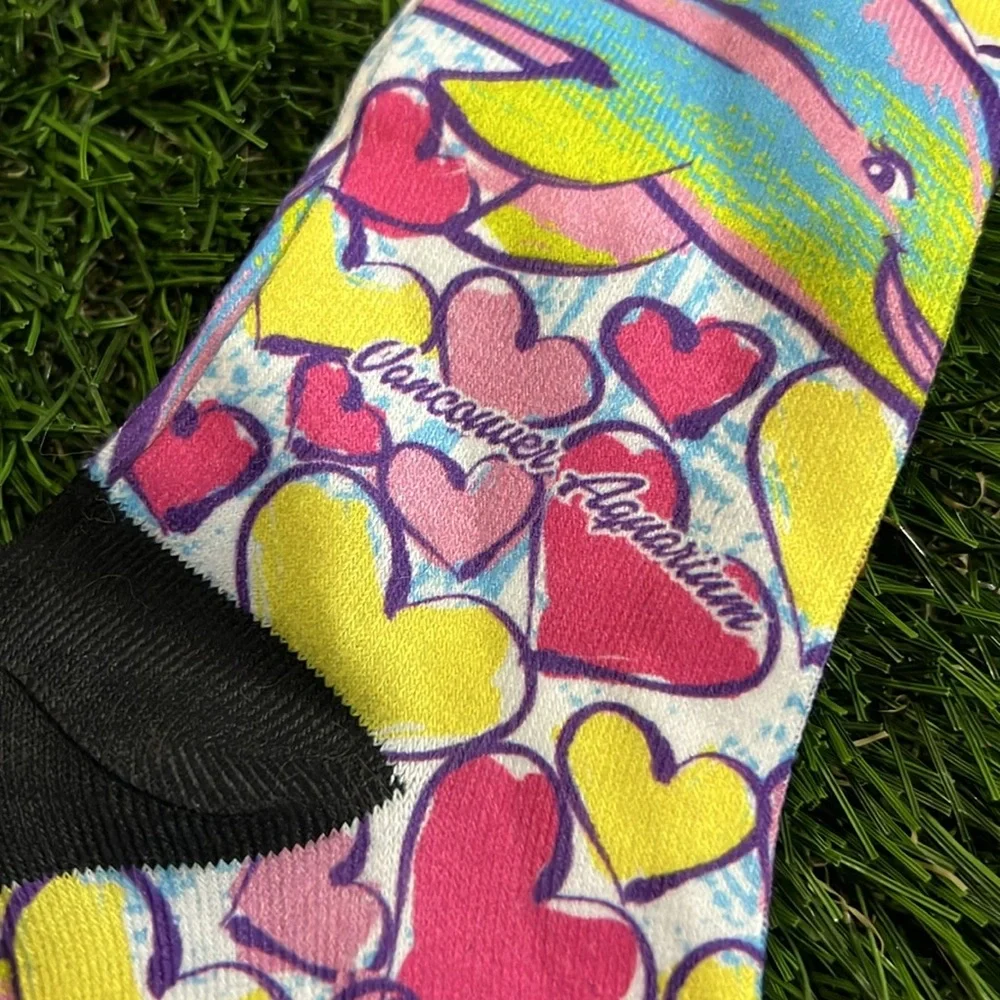FOOTPRINTS Sublimation Printed Socks - Youth - Vancouver Aquarium